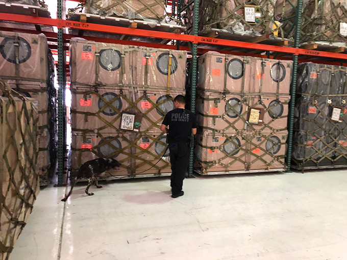 Airport Police K-9 Teams Pass TSA Annual Certification/Inspection